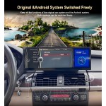  RUISO 15" Android Car Player For BMW 5 Series E60 E61 E63 E64 2004-2010 Cabrio CarPlay Auto GPS Monitor multimedia