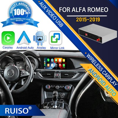 Car Decoding Box Wireless Apple CarPlay Android Auto BOX FOR Alfa Romeo 2015-2019