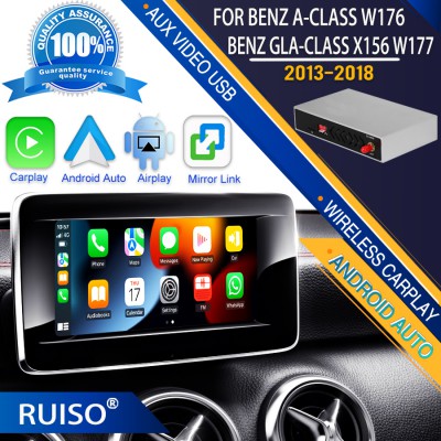 Car Decoding Box Wireless Apple CarPlay Android Auto BOX For Benz A-Class W176 B-Class W246 CLA GLA 2013-2015