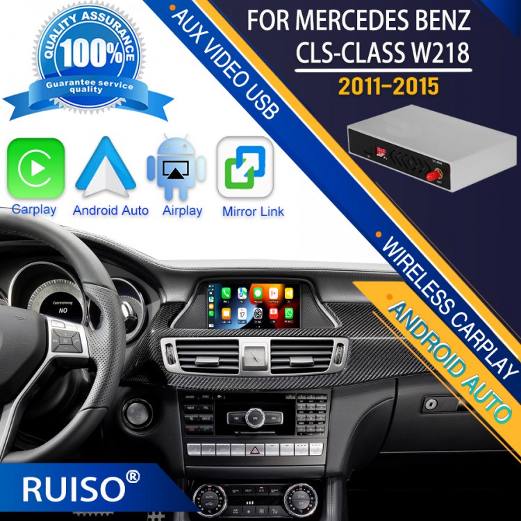 Car Decoding Box Wireless Apple CarPlay Android Auto BOX For Benz CLS-Class W218（2011-2015）NTG4.5/4.7