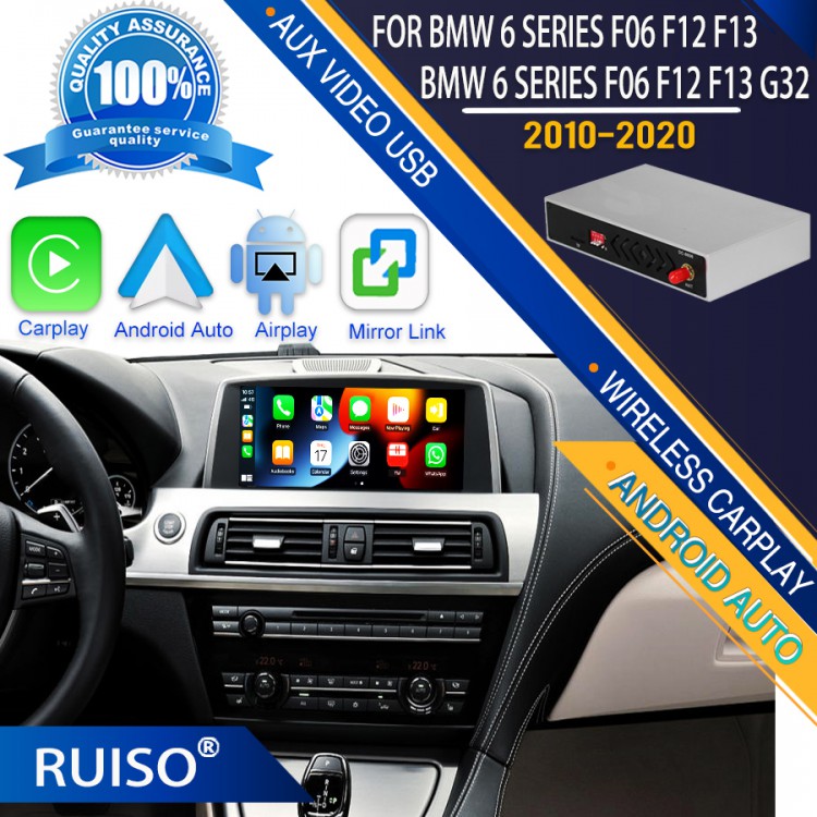  Car Decoding Box Wireless Apple CarPlay Android Auto BOX For BMW 6 Series F06 F12 F13 2010-2020