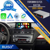  Car Decoding Box Wireless Apple CarPlay Android Auto BOX For BMW X3 F25 X4 F26 2011-2020.CIC,NBT,EVO System