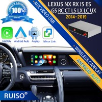 Car Decoding Box Wireless Apple CarPlay Android Auto BOX For LEXUS NX RX IS ES GS RC CT LS LX LC UX 2014-2019