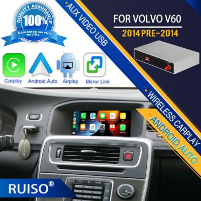 Car Decoding Box Wireless Apple CarPlay Android Auto BOX FOR  VOLVO V60 2014 pre-2014