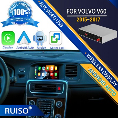 Car Decoding Box Wireless Apple CarPlay Android Auto BOX FOR  VOLVO V60 2015-2017