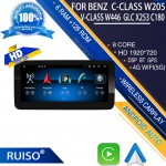 RUISO FC100 Android FOR BENZ C-Class W205 V-Class W446  GLC X253 C180 C200 C220 C250 C260 C280 C300 C350 C400 C450 C43AMG C63AMG carplay android auto DSP 4G WiFi all in one