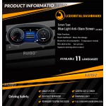 Ruiso Car Digital Instrument For VW Scirocco (2009-2016) LCD Digital Dashboard monitor Panel Virtual Cockpit Speed Meter