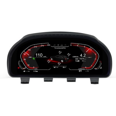 Ruiso Car Digital Instrument For BMW 5 Series F10 F11 F12 F15 F16 F25 F26 LCD Digital Dashboard monitor Panel Virtual Cockpit Speed Meter