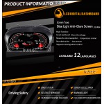 Ruiso Car Digital Instrument For BMW 5 series E60 E61 6series E63 E64 LCD Digital Dashboard monitor Panel Virtual Cockpit Speed Meter