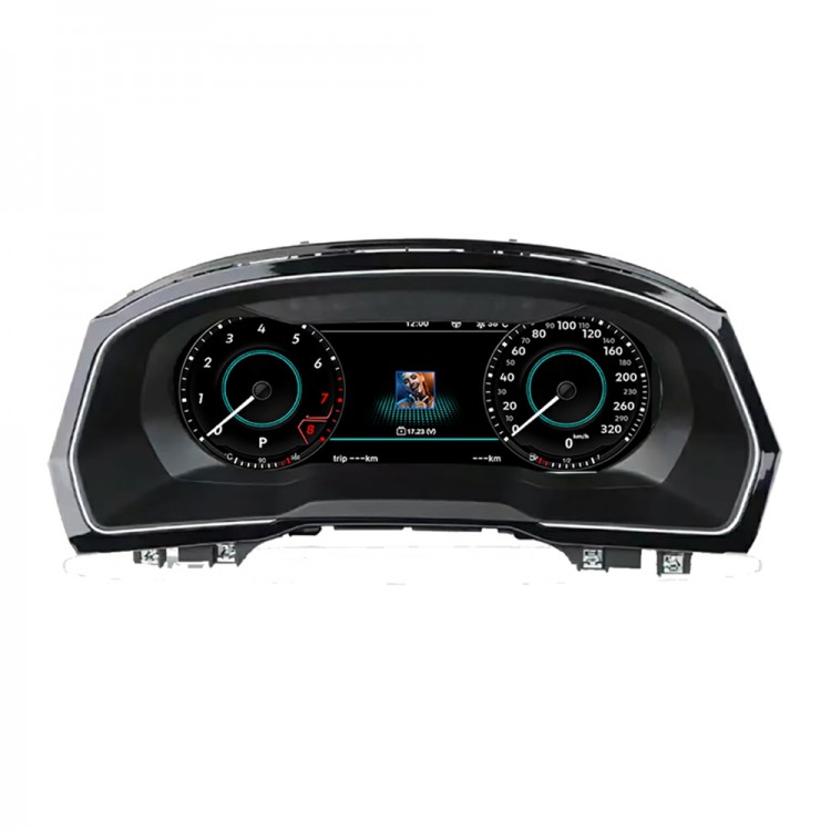 Ruiso Car Digital Instrument For VW Magotan B8 (2017-2023) CC (2019-2023) LCD Digital Dashboard monitor Panel Virtual Cockpit Speed Meter